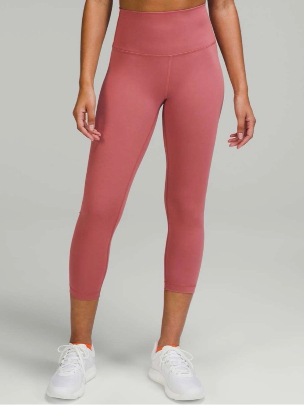 Lululemon Wunder Train High-Rise Crop 23" Brier Rose size 6